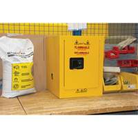 Flammable Storage Cabinet, 4 gal., 1 Door, 17" W x 22" H x 18" D EastCoast Offshore Supplies