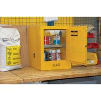 Flammable Storage Cabinet, 4 gal., 1 Door, 17" W x 22" H x 18" D EastCoast Offshore Supplies