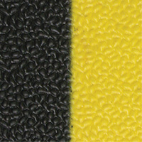 Airsoft Anti-Fatigue Mat, Pebbled, 3' x 5' x 3/8", Black/Yellow, PVC Sponge EastCoast Offshore Supplies