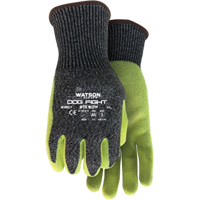 Gants r&eacute;sistant &agrave; la coupe Stealth Dog Fight, Taille Moyen, Rev&ecirc;tement Nitrile, Enveloppe en Fibre de verre/PEHP/Nylon/Acier inoxydable, ASTM ANSI niveau A5 EastCoast Offshore Supplies