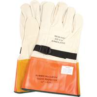 Gants de protection en cuir avec sangle, Taille 8, 12" lo EastCoast Offshore Supplies