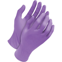 Deny Tripolymer Disposable Gloves, Large, Latex/Neoprene/Nitrile, 6-mil, Powder-Free, Purple EastCoast Offshore Supplies