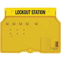 Trilingual Covered Lock Station, None Padlocks, 4 Padlock Capacity, Padlocks Not Included EastCoast Offshore Supplies