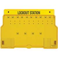 Trilingual Covered Lock Station, None Padlocks, 10 Padlock Capacity, Padlocks Not Included EastCoast Offshore Supplies