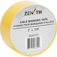 Aisle Marking Tape, 2" x 108', PVC, Yellow EastCoast Offshore Supplies