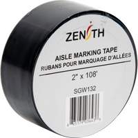 Aisle Marking Tape, 2" x 108', PVC, Black EastCoast Offshore Supplies