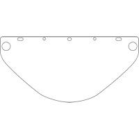 Visi&egrave;re de s&eacute;curit&eacute; universelle Dynamic, Polycarbonate, Teinte Transparent EastCoast Offshore Supplies