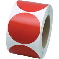 Marking Shapes, Circle, 3" L x 3" W, Red, Vinyl EastCoast Offshore Supplies