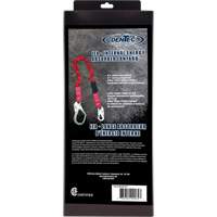 ShockSorb Internal Shock Lanyard, 6', Snap Hook Center, Snap Hook Leg Ends, Polyester EastCoast Offshore Supplies