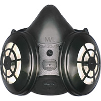 Ensemble de respirateur &agrave; demi-masque N95 Comfort-Air 400Nx noir sans soupape d'expiration, &eacute;lastom&egrave;re/Caoutchouc, Petit/Moyen EastCoast Offshore Supplies