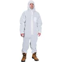 Hooded Coveralls, Medium, White, SMS EastCoast Offshore Supplies