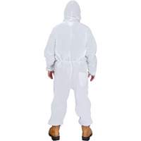 Hooded Coveralls, Medium, White, SMS EastCoast Offshore Supplies