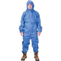 Hooded Coveralls, Medium, Blue, SMS EastCoast Offshore Supplies