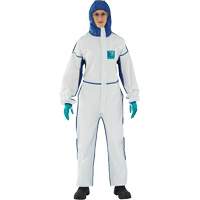 AlphaTec 1800 Comfort 3-Piece Coveralls, Large, Blue/White, Microporous/SMS EastCoast Offshore Supplies
