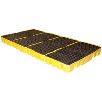 Palette &agrave; profil bas pour contr&ocirc;le des d&eacute;versements, Capacit&eacute; de d&eacute;versement 102 gal. US, 96" x 49" x 6,5" EastCoast Offshore Supplies