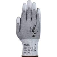 HyFlex&reg; 11-755 Cut Resistant Gloves, Size 6, 18 Gauge, Polyurethane Coated, Polyester/HPPE/Tungsten/Spandex Shell, ASTM ANSI Level A5/EN 388 Level E EastCoast Offshore Supplies