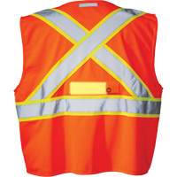 Veste de s&eacute;curit&eacute; SV350 X-Back avec lampe, Orange haute visibilit&eacute;, Petit, Polyester EastCoast Offshore Supplies