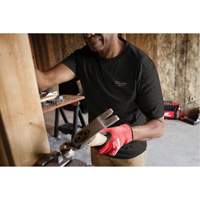 Hybrid Work Tee Shirt, Men's, Small, Black EastCoast Offshore Supplies