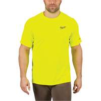 Workskin Lightweight High Visibility Shirt, Men's, Small, Yellow EastCoast Offshore Supplies