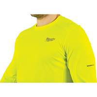 Workskin Lightweight High Visibility Shirt, Men's, Small, Yellow EastCoast Offshore Supplies