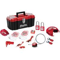 Basic Lockout Kit with Zenex Thermoplastic Locks, Electrical/Valve Kit, 19 Components EastCoast Offshore Supplies