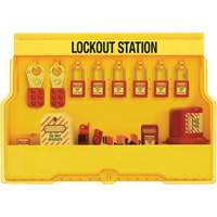 Premier Electrical Lockout Station, Thermoplastic Padlocks, 16 Padlock Capacity, Padlocks Included EastCoast Offshore Supplies