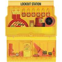 Premier Valve & Electrical Deluxe Lockout Station, Thermoplastic Padlocks, 32 Padlock Capacity, Padlocks Included EastCoast Offshore Supplies