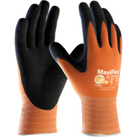 ATG MaxiFlex&reg; Ultimate High Visibility Seamless Gloves, Large, Nitrile Coating, 15 Gauge, Lycra&reg;/Nylon Shell EastCoast Offshore Supplies