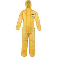 ChemMax&reg; 1 Coveralls, Polyethylene/Polypropylene, Small, Yellow EastCoast Offshore Supplies