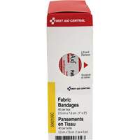 SmartCompliance&reg; Refill Adhesive Bandages, Rectangular/Square, 3", Fabric, Non-Sterile EastCoast Offshore Supplies
