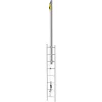Latchways&reg; Vertical Ladder Lifeline with SRL Ladder Extension Post Kit, Stainless Steel EastCoast Offshore Supplies