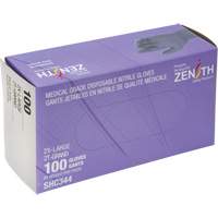 Medical Grade Disposable Gloves, 2X-Large, Nitrile, 6-mil, Powder-Free, Black, Class 2 EastCoast Offshore Supplies