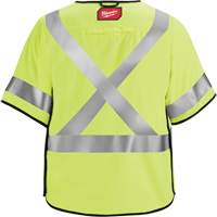 Gilet de s&eacute;curit&eacute; &agrave; maille d&eacute;tachable, Noir/Jaune lime haute visibilit&eacute;, Moyen/Petit EastCoast Offshore Supplies