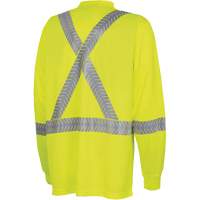 6905A Ultra-Cool Ultra-Breathable Long-Sleeved Safety Shirt, X-Small, High Visibility Lime-Yellow EastCoast Offshore Supplies