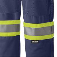 6003P Pantalon de s&eacute;curit&eacute; routi&egrave;re, Polyester, T-petit, Bleu marin EastCoast Offshore Supplies