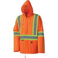 5598 Lightweight Waterproof Rain Suit, Polyester/PVC, Small, High Visibility Orange EastCoast Offshore Supplies