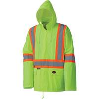 5599 Lightweight Waterproof Rain Suit, Polyester/PVC, X-Small, High Visibility Lime-Yellow EastCoast Offshore Supplies