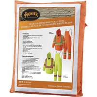 5608 210D Waterproof Rain Suit, Polyester/PVC, Small, High Visibility Orange EastCoast Offshore Supplies