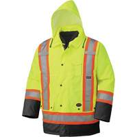 5021BB Manteau imperm&eacute;able 7 en 1, Jaune lime haute visibilit&eacute;, T-petit EastCoast Offshore Supplies