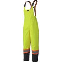 5405 Salopettes imperm&eacute;ables 300D Trilobal antid&eacute;chirure, Polyester, T-petit, Jaune lime haute visibilit&eacute; EastCoast Offshore Supplies