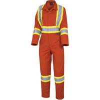 5514W Women's Safety Coveralls, X-Small, High Visibility Orange EastCoast Offshore Supplies