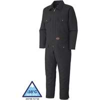 520A Quilted Duck Coveralls, Men's, Black, Size Small EastCoast Offshore Supplies