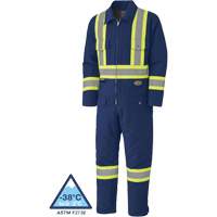 5539A Quilted Duck Coveralls, Small, Navy Blue EastCoast Offshore Supplies