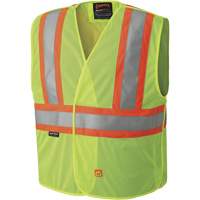 6916A Flame Resistant Safety Vest, High Visibility Lime-Yellow, Medium/Small, Polyester EastCoast Offshore Supplies