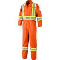 7702T Combinaison FR-Tech contre les arcs, Taille 40 (grand taille), Orange haute visibilit&eacute;, 10 cal/cm² EastCoast Offshore Supplies