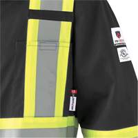 7702BKT Combinaison FR-Tech contre les arcs, Taille 40 (grand taille), Noir, 10 cal/cm² EastCoast Offshore Supplies