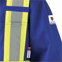 7706T FR-Tech&reg; Flame-Resistant Coverall with Leg Zippers, Size 40 (Tall), Royal Blue, 9.7 cal/cm² EastCoast Offshore Supplies
