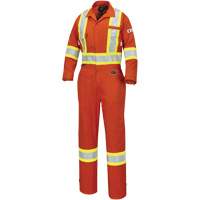 7702W FR-Tech&reg; Women's FR/Arc-Rated Coveralls, Size X-Small, High Visibility Orange, 10 cal/cm² EastCoast Offshore Supplies