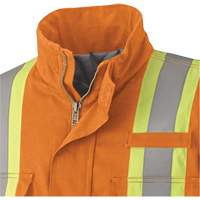 5533 Flame-Resistant Safety Parka, Small, High Visibility Orange, 58 cal/cm² EastCoast Offshore Supplies