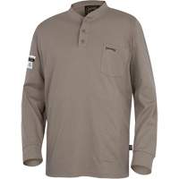 331 FR Interlock Henley Shirt, Small, Beige EastCoast Offshore Supplies